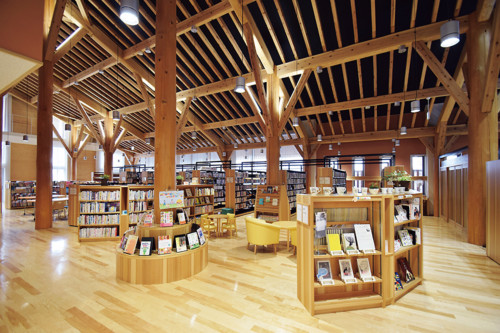 大江町中央公民館 大江町立図書館 ぷくらす 天童木工