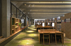 明治大学 生田図書館（「センターフォレスト」内）｜天童木工
