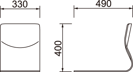 座イス S-5046KY-NT｜天童木工