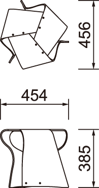 マッシュルームスツール S-7297TK-NT｜天童木工