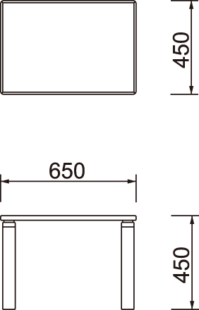 テーブル T-2549WB-NT｜天童木工