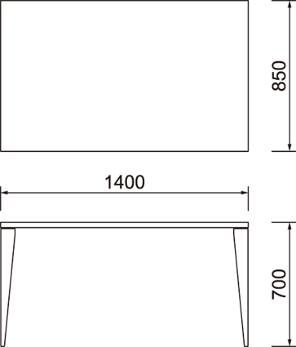 TENDO/天童木工　T-2656WB　ダイニングテーブル　W1400 TENDO/天童木工T-2656WBダイニングテーブルW1400