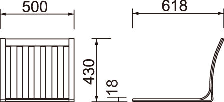 座イス T-5313SP-SR｜天童木工