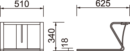 座イス T-5845WB-NT｜天童木工