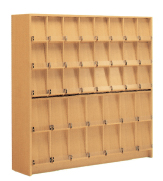 収納棚付雑誌架